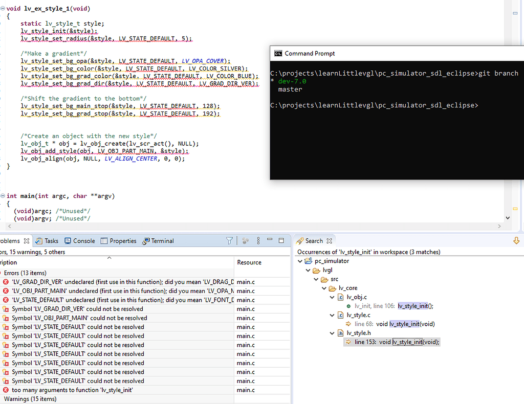 Getting started with version 7 - Get started - LVGL Forum