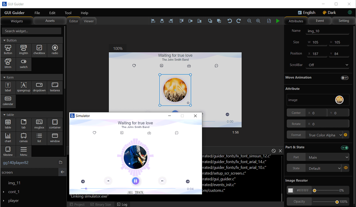 Meet our new GUI Guider 1.4.0 ! - Announcements - LVGL Forum
