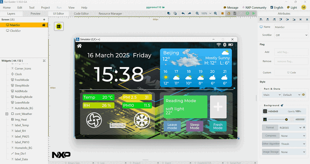 GUI Guider 1.10.0 just released! - Announcements - LVGL Forum